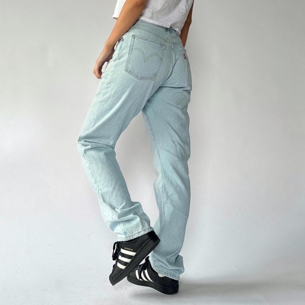 Low Rise Levi's 501 Jeans Lightwash 30x30 - Picture 3 of 4
